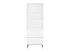 Aparador alto blanco 40x36x110 cm Madera contrachapada