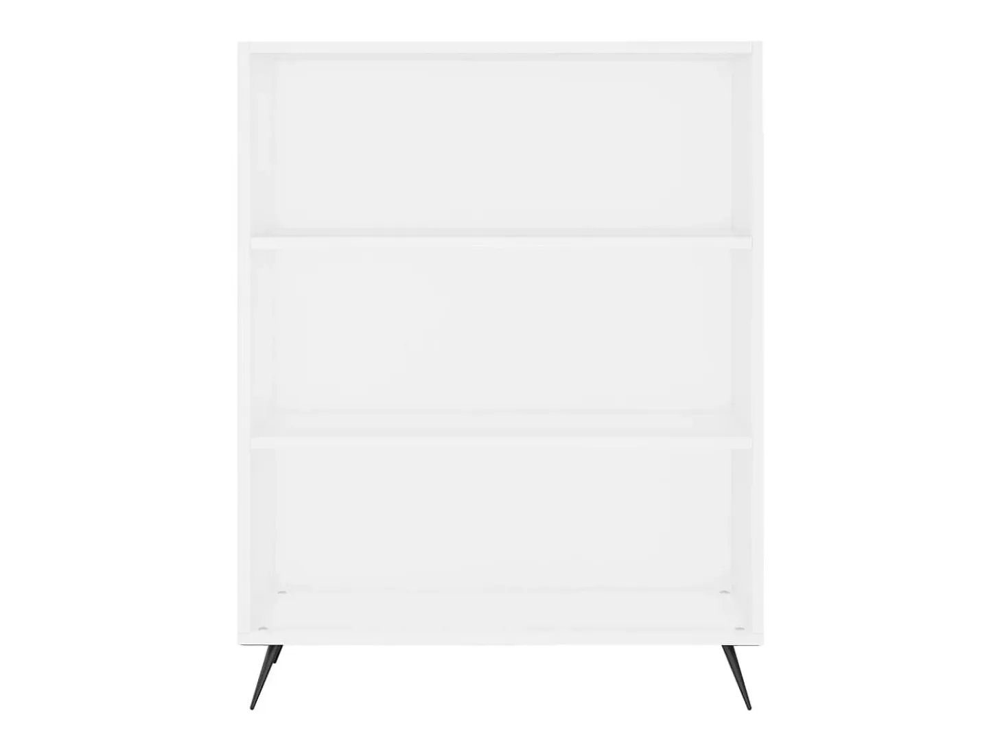 Aparador alto blanco 69,5x34x180 cm Madera contrachapada