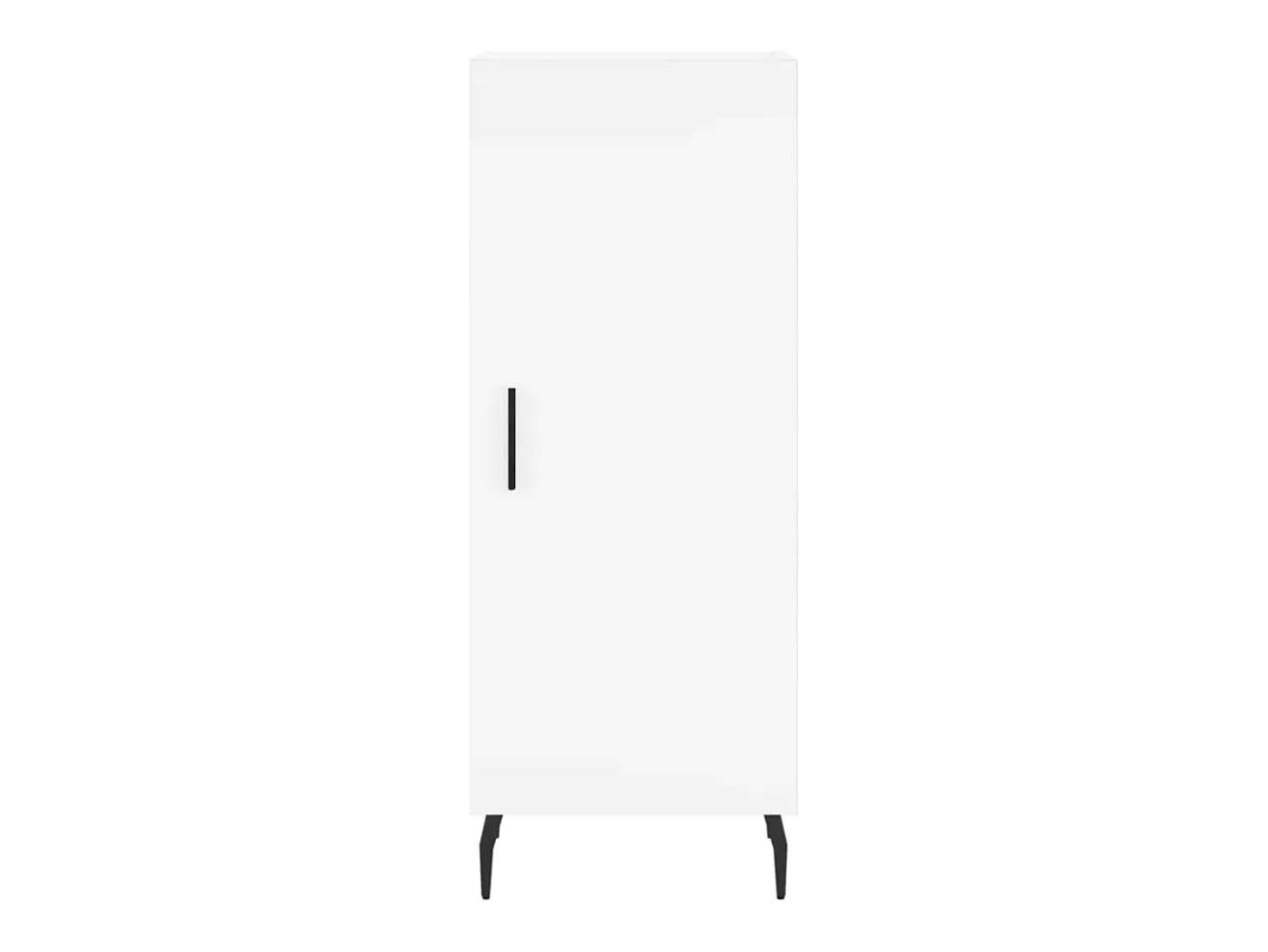 Aparador alto blanco 34,5x34x180 cm Madera contrachapada