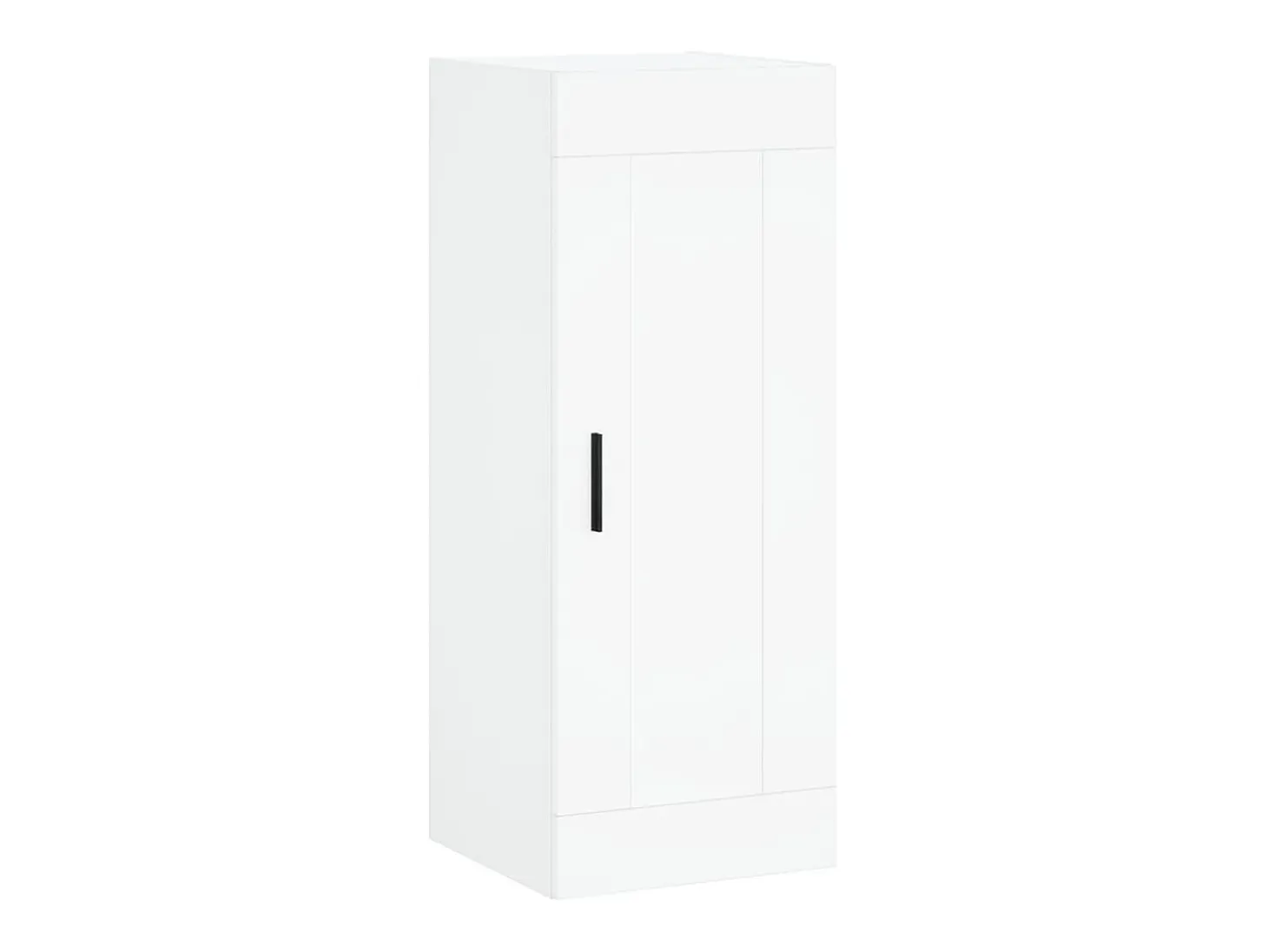 Aparador alto blanco 34,5x34x180 cm Madera contrachapada