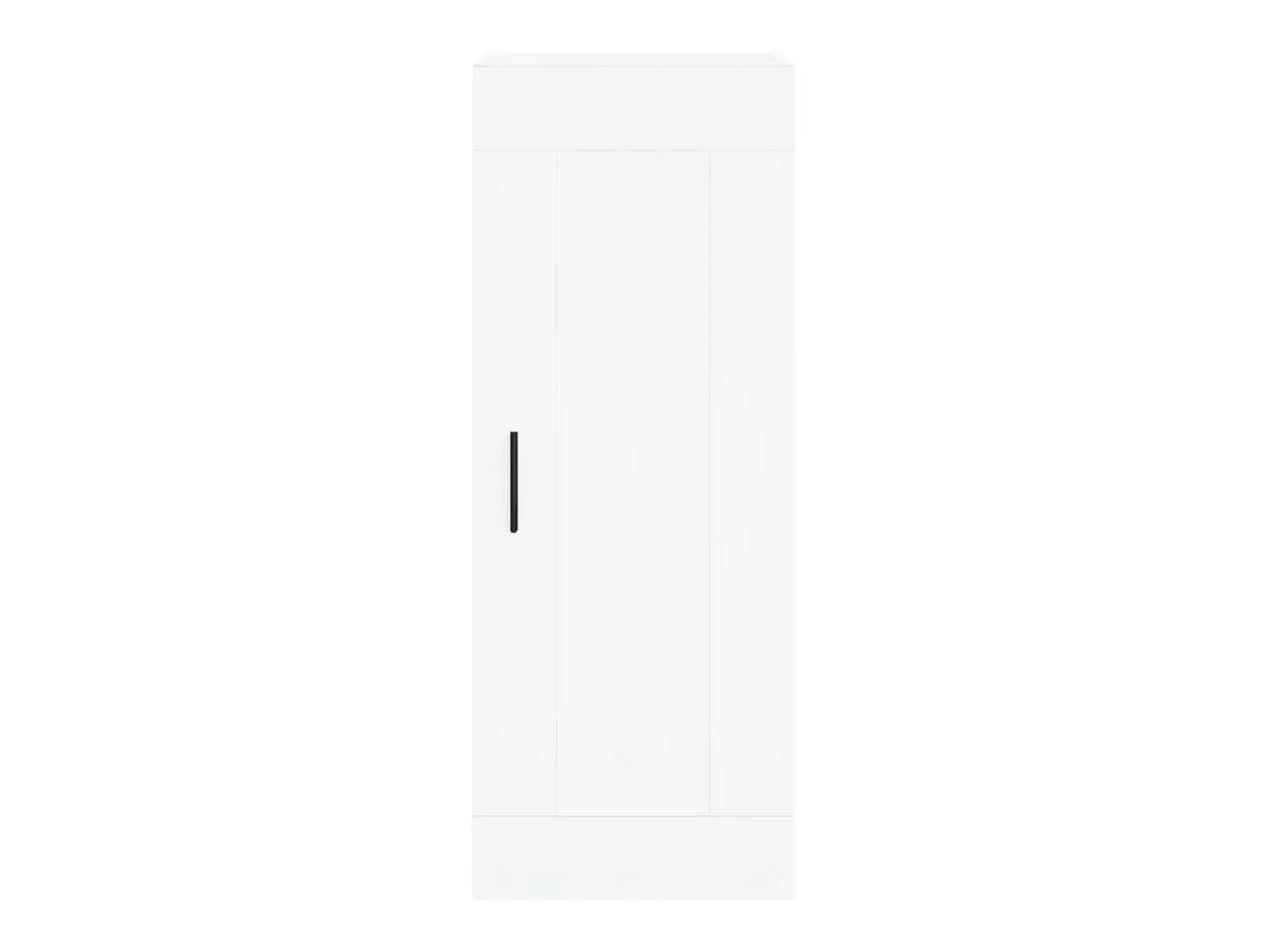 Aparador alto blanco 34,5x34x180 cm Madera contrachapada