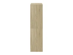 Aparador alto con puertas madera roble Sonoma 68x37x142 cm