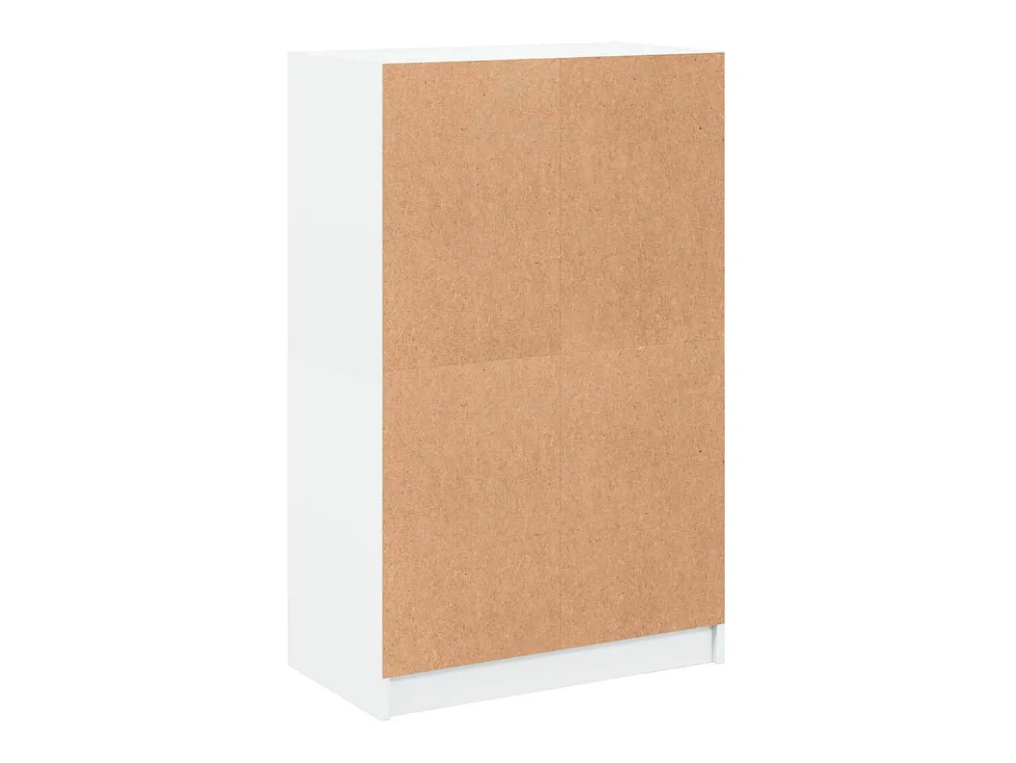 Aparador alto con puertas blanco 68x37x109 cm madera contrachapada