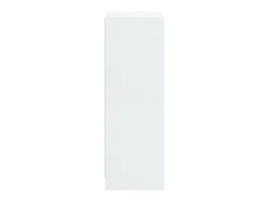 Aparador alto con puertas blanco 68x37x109 cm madera contrachapada