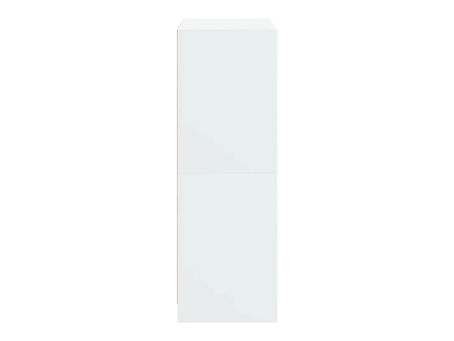 Aparador alto con puertas blanco 68x37x109 cm madera contrachapada