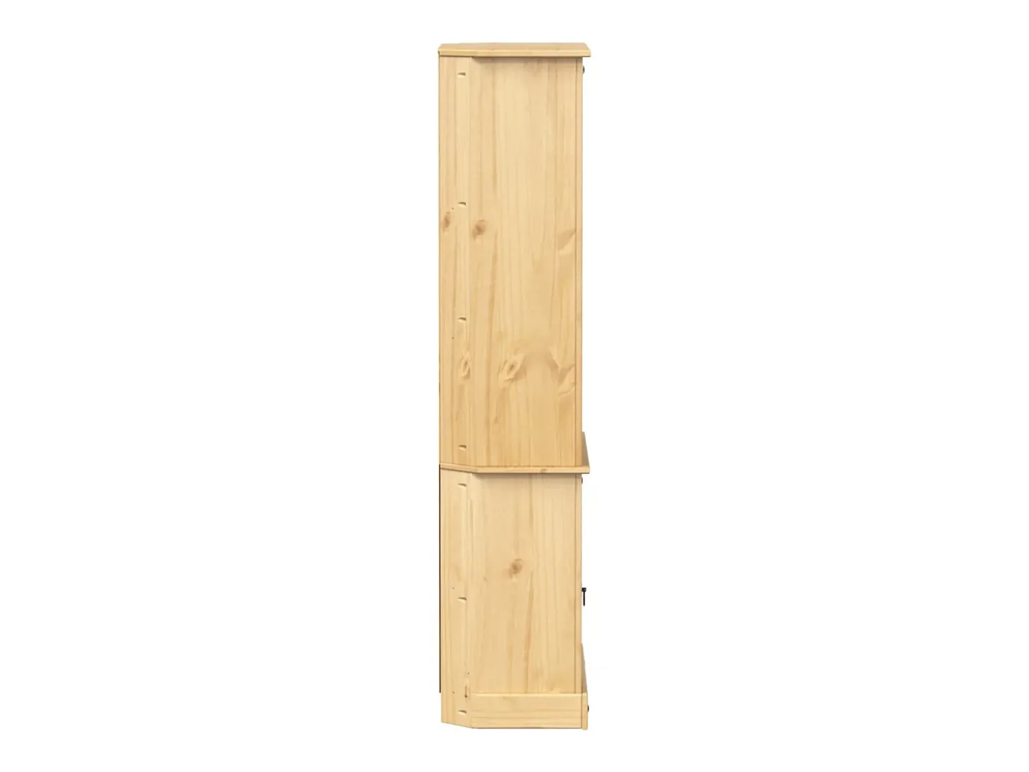 Aparador alto Corona 74x38x170 cm madera maciza de pino