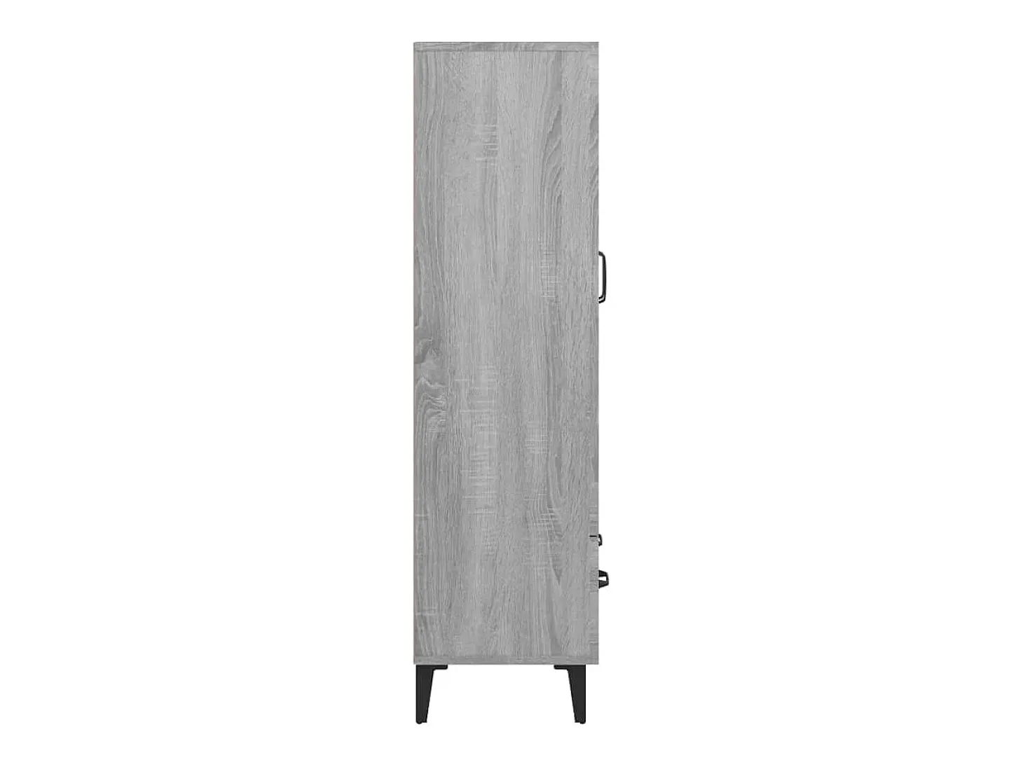 Aparador alto de madera contrachapada gris Sonoma 70x31x115 cm