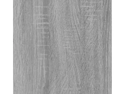Aparador alto de madera contrachapada gris Sonoma