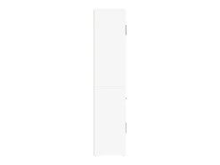 Aparador alto de madera de ingeniería blanca