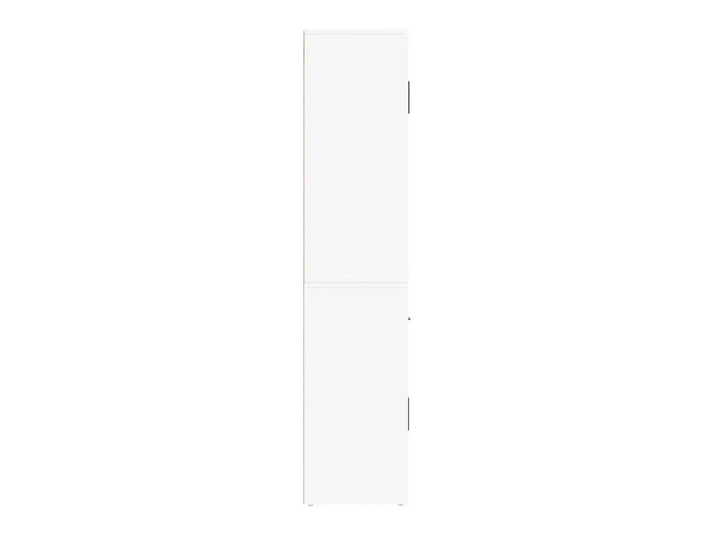 Aparador alto de madera de ingeniería blanca