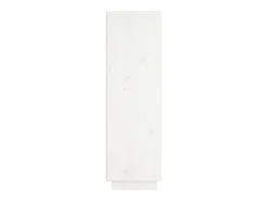 Aparador alto de madera maciza de pino banco 37x34x110 cm