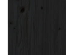 Aparador alto de madera maciza de pino negro 34x40x108,5 cm