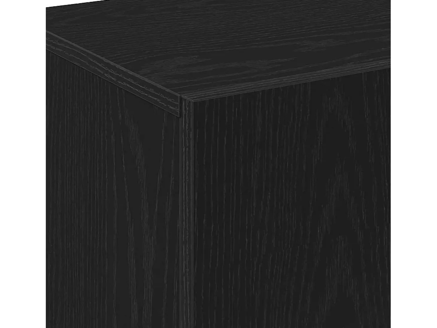 Aparador alto de roble negro, 70 x 31 x 115 cm, fabricado en madera de ingeniería