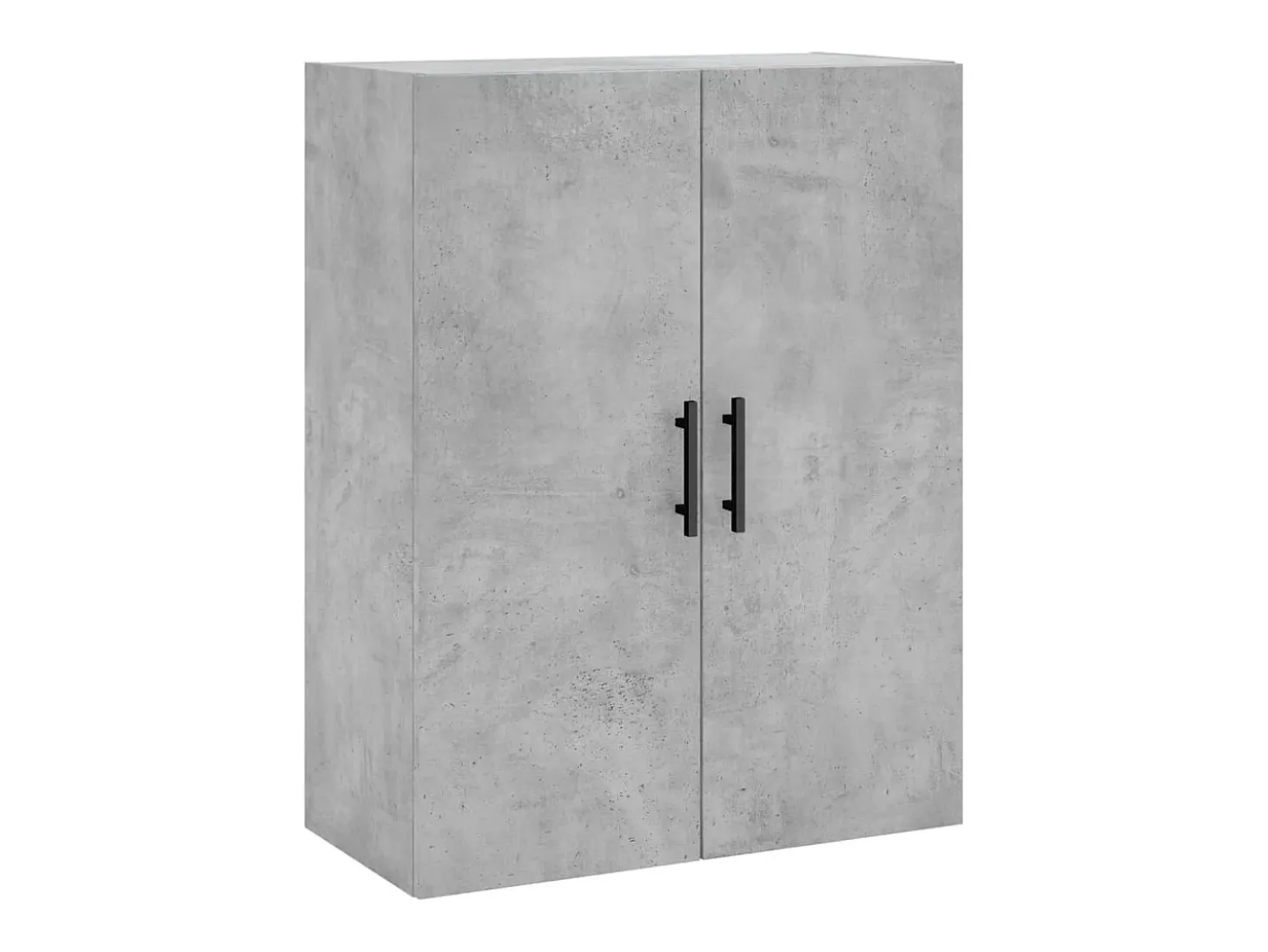 Aparador alto Gris hormigón 69,5x34x180 cm Madera de ingeniería