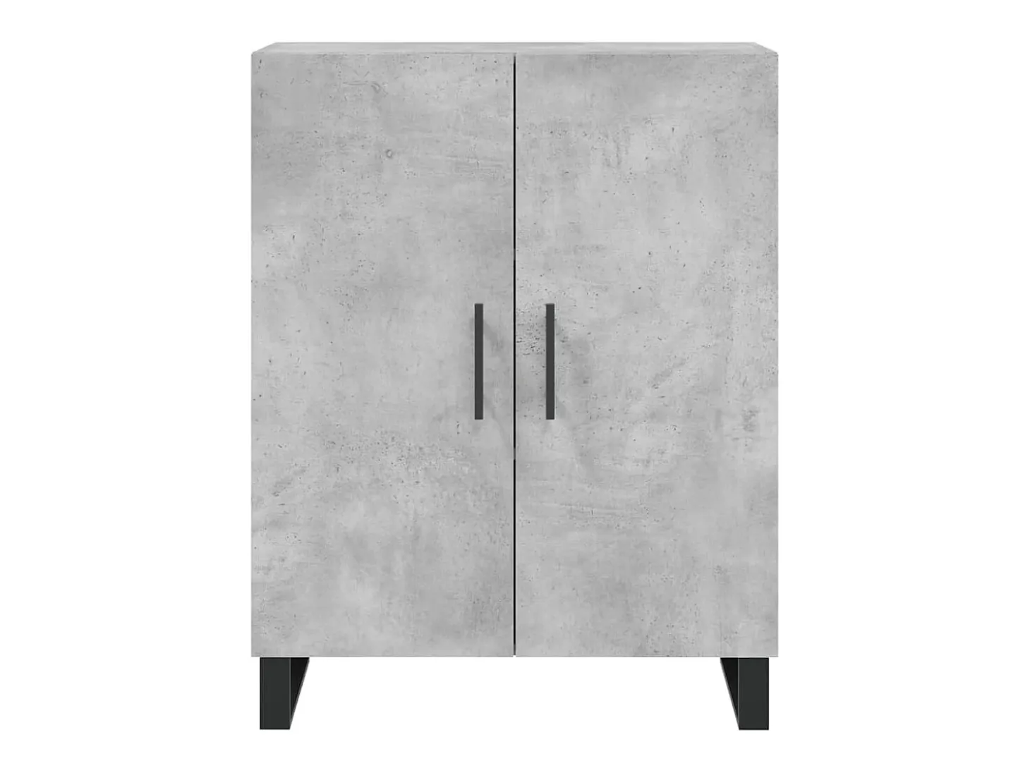 Aparador alto Gris hormigón 69,5x34x180 cm Madera de ingeniería