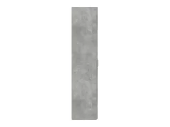 Aparador alto gris hormigón 45x42,5x185 cm madera de ingeniería