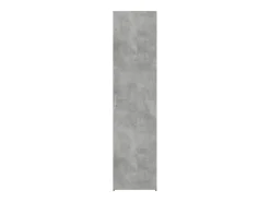 Aparador alto gris hormigón 45x42,5x185 cm madera de ingeniería
