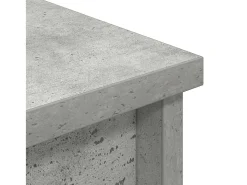 Aparador alto gris hormigón 37,5x35x180 cm madera de ingeniería