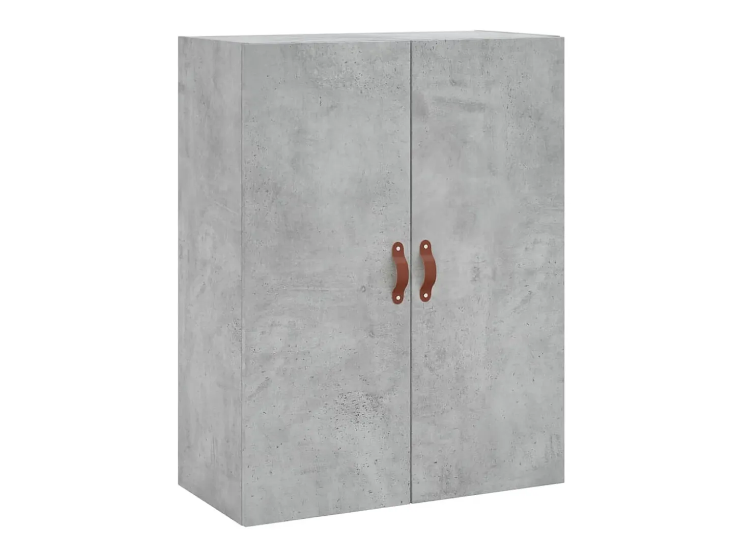 Aparador alto Gris hormigón 69,5x34x180 cm Madera de ingeniería