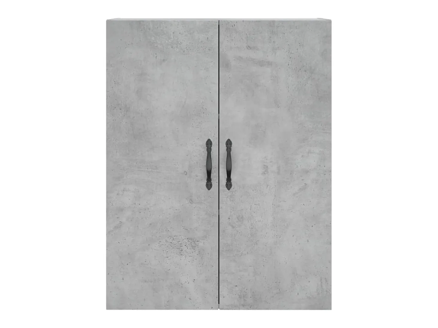 Aparador alto Gris hormigón 69,5x34x180 cm Madera de ingeniería