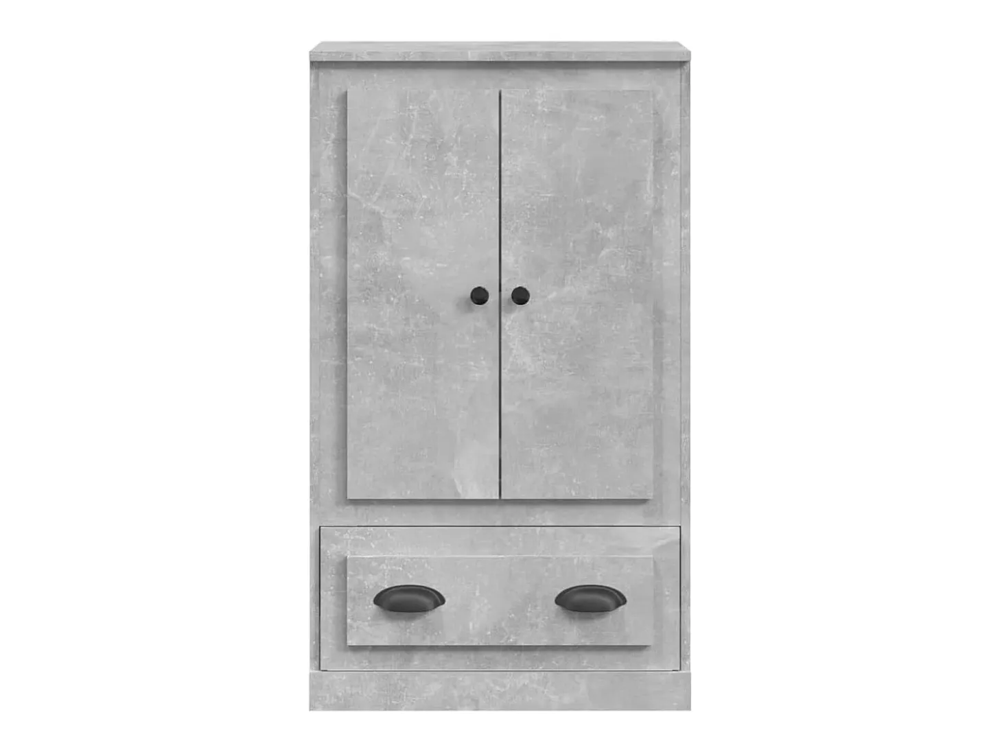 Aparador alto gris hormigón 60x35,5x103,5 cm madera de ingeniería