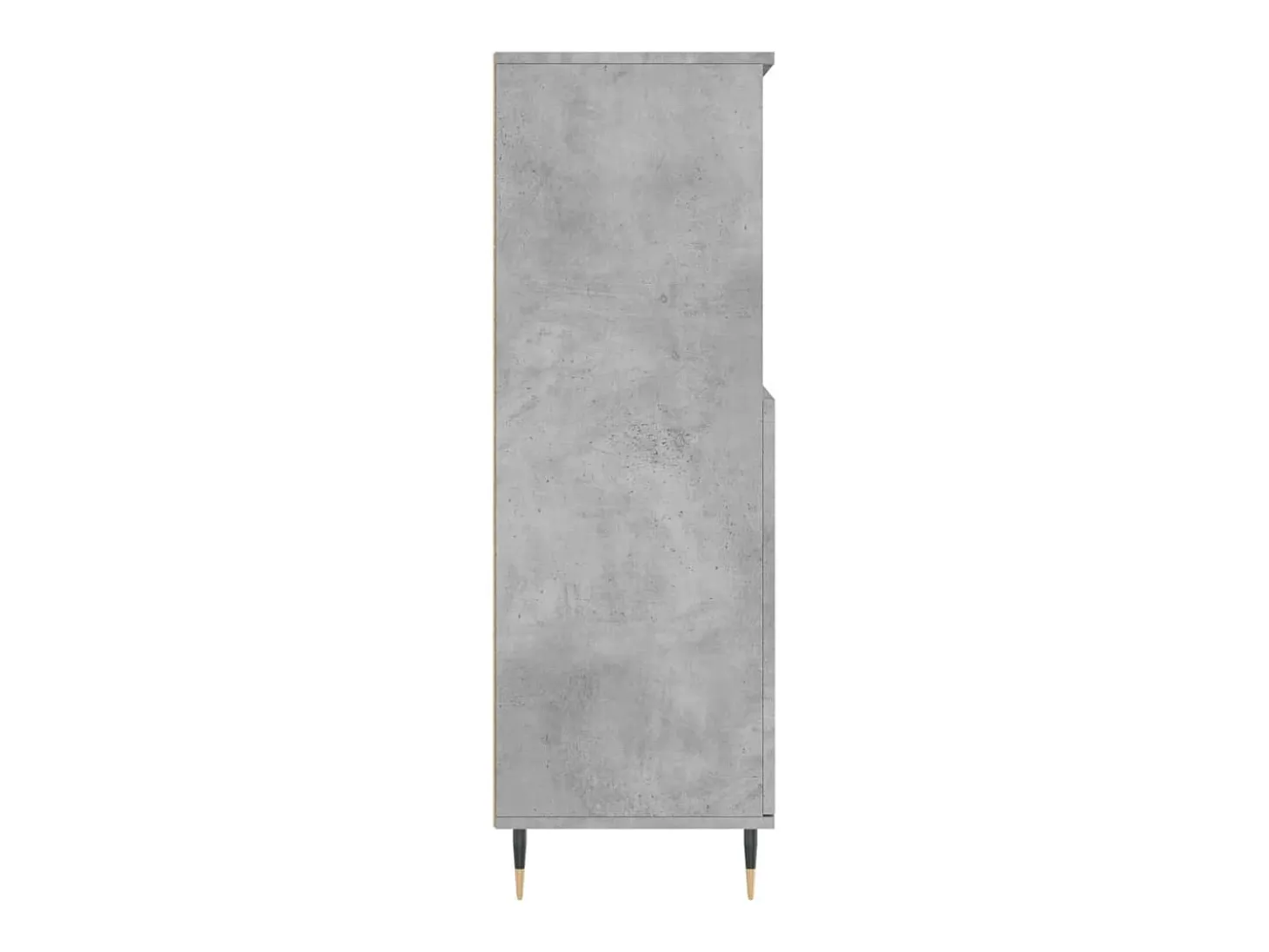 Aparador alto Gris hormigón 60x36x110 cm Madera de ingeniería