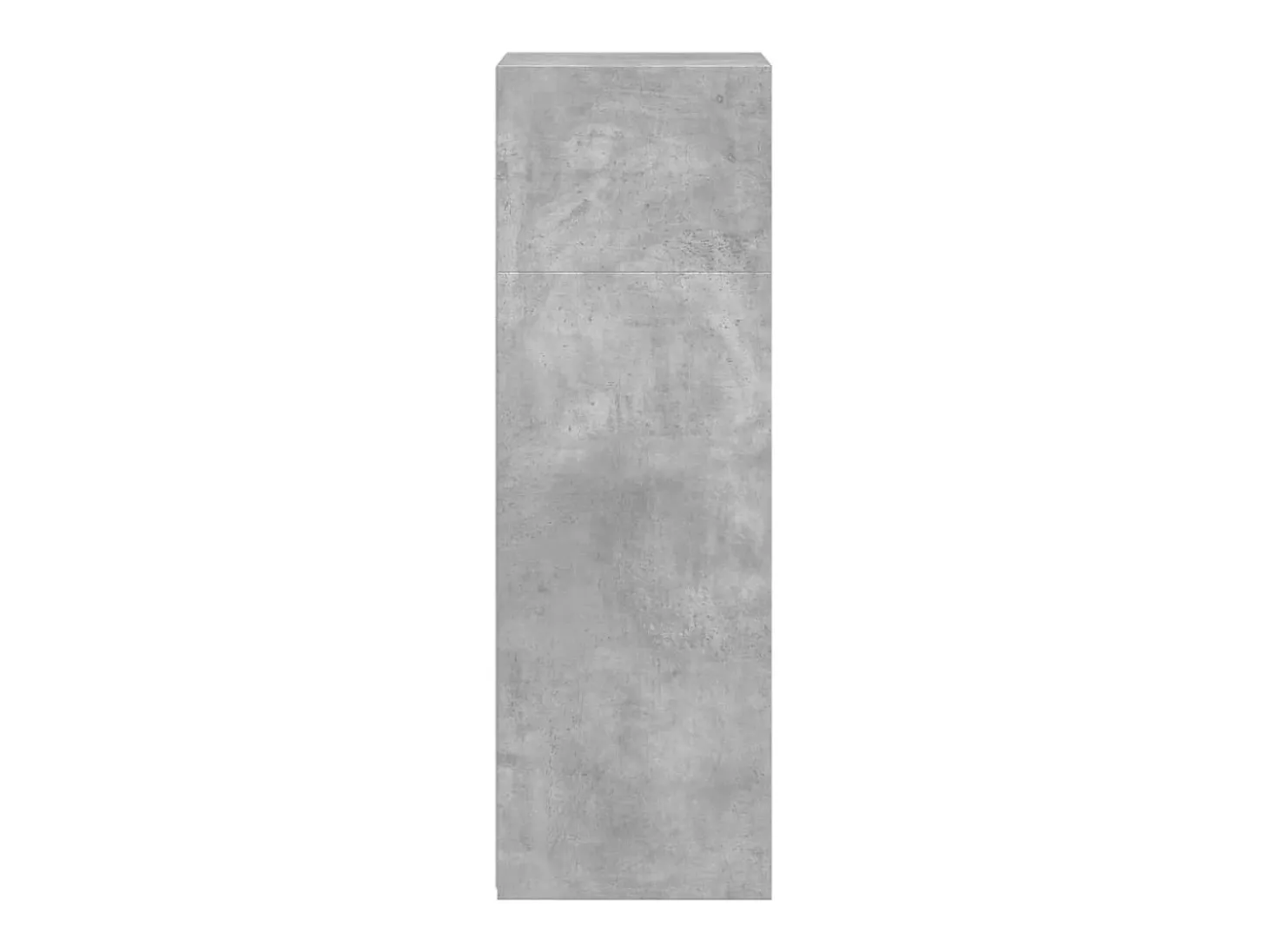 Aparador alto gris hormigón 45x41x124 cm madera de ingeniería