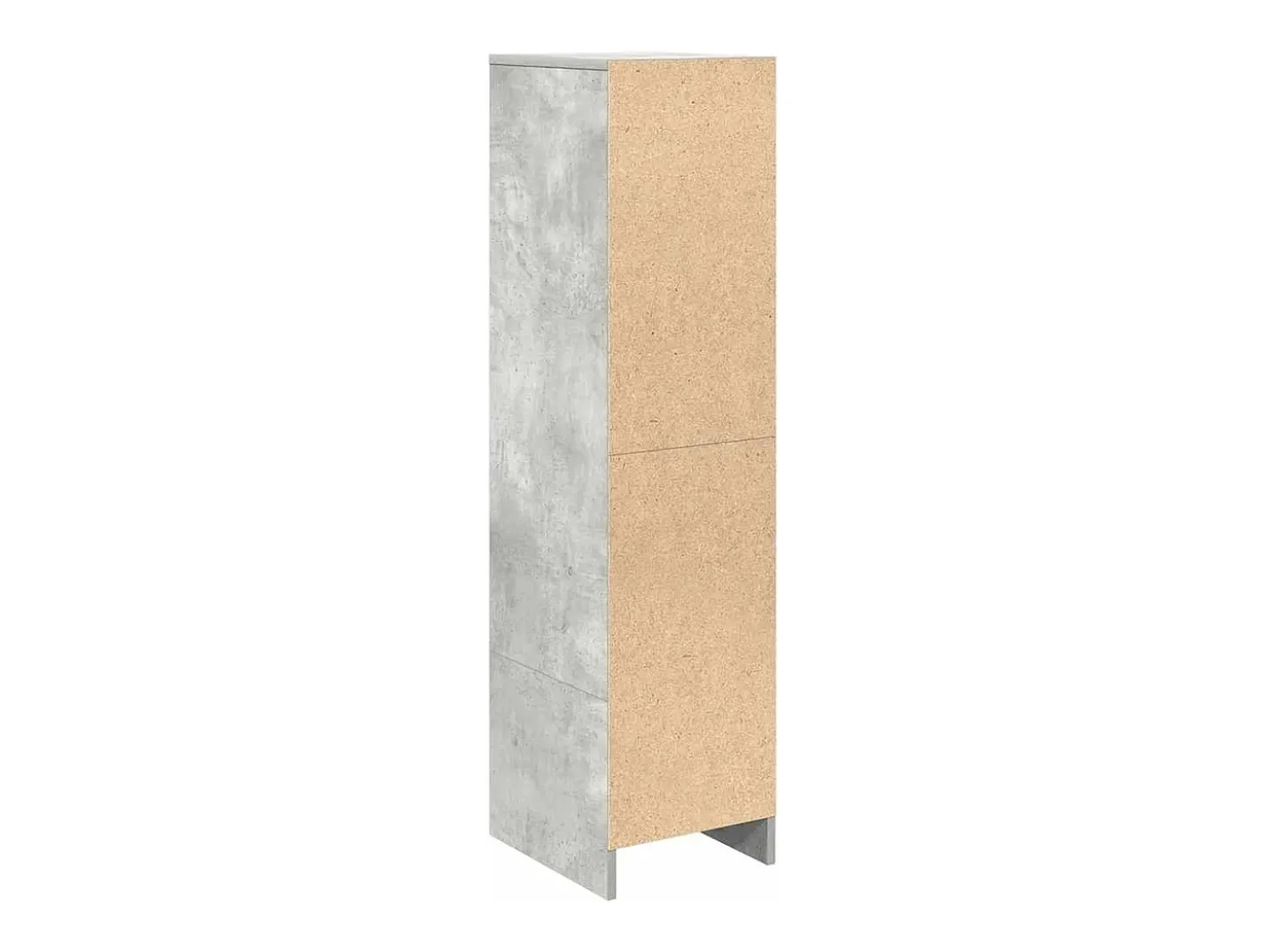 Aparador alto gris hormigón 29,5x34x119,5 cm madera ingeniería