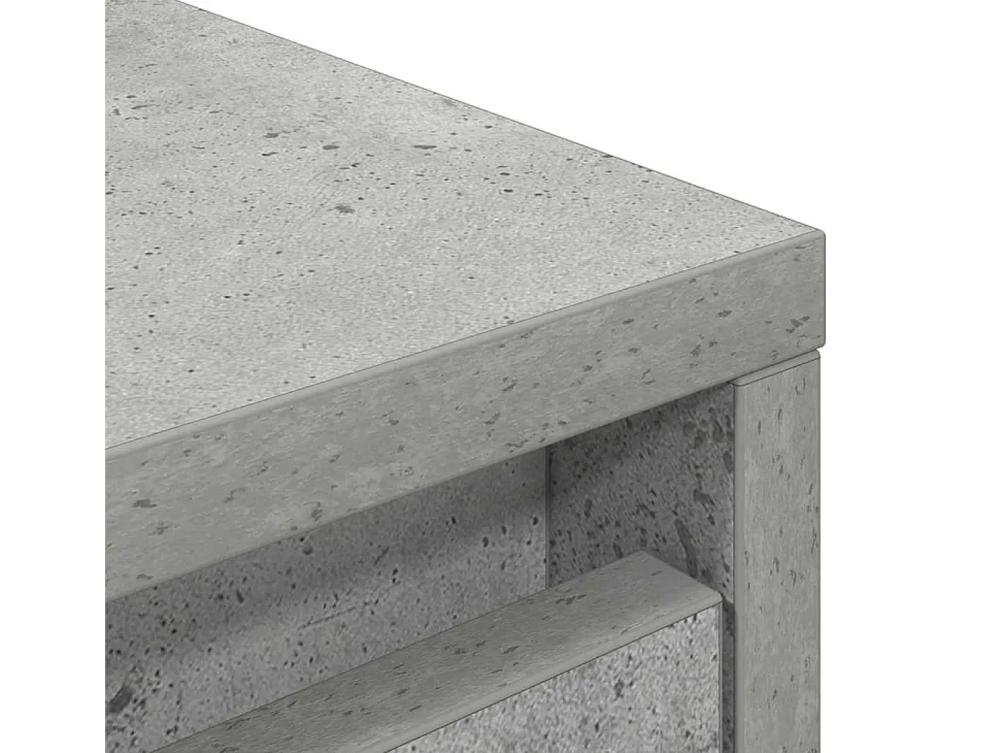 Aparador alto gris hormigón 29,5x34x119,5 cm madera ingeniería