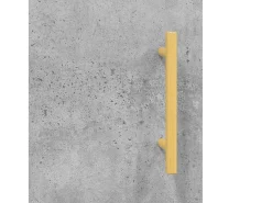 Aparador alto gris hormigón 69,5x31x115 cm madera de ingeniería