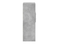Aparador alto gris hormigón 50x42,5x124 cm madera de ingeniería