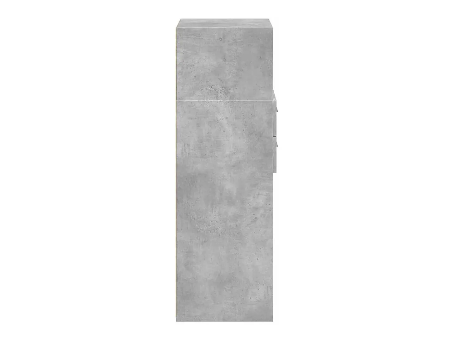 Aparador alto gris hormigón 30x42,5x124 cm madera de ingeniería