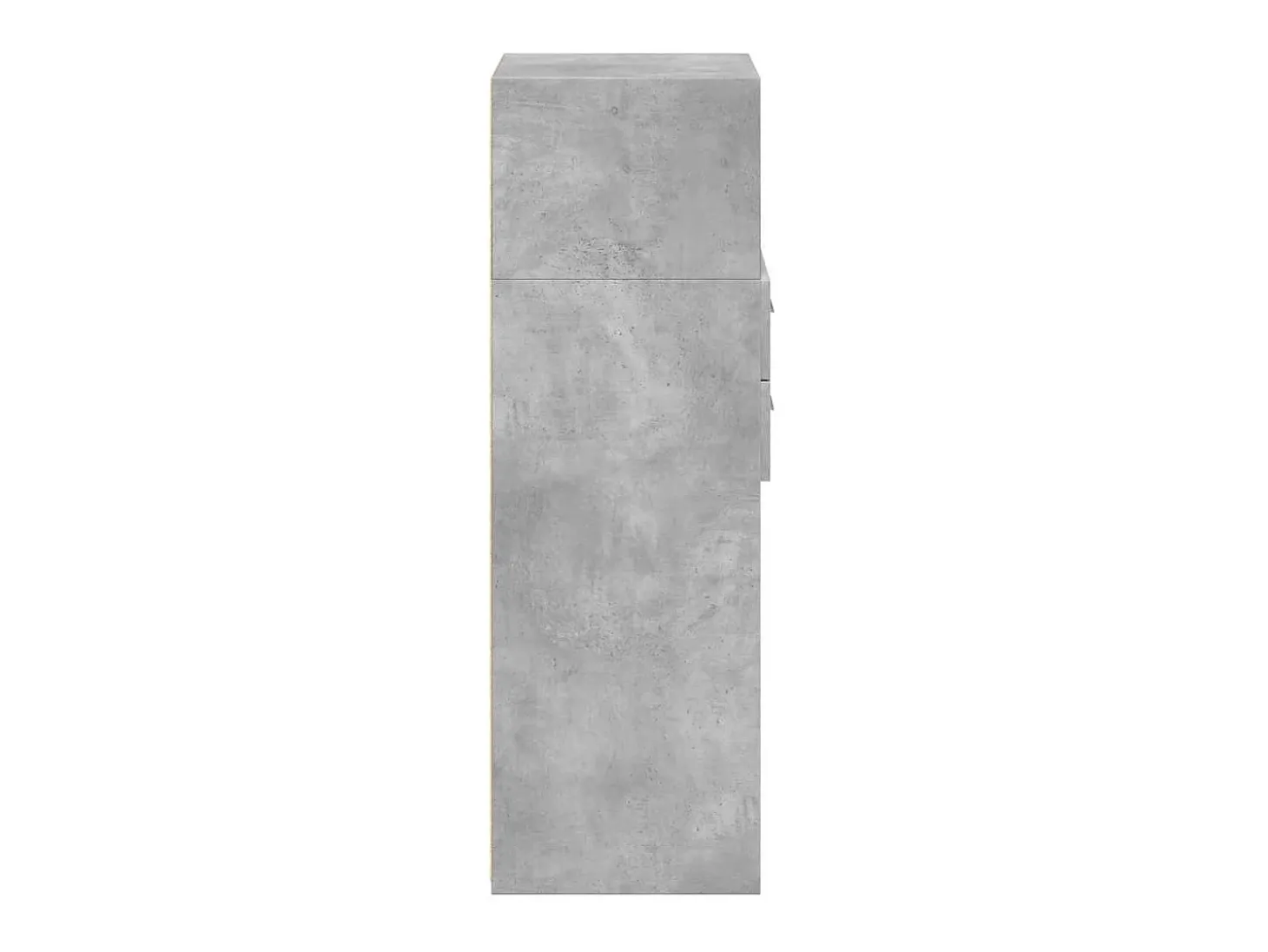 Aparador alto gris hormigón 40x42,5x124 cm madera de ingeniería