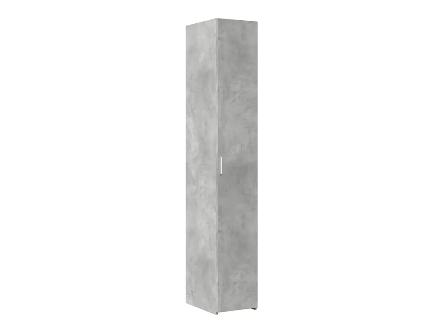 Aparador alto gris hormigón 30x42,5x185 cm madera de ingeniería