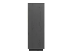 Aparador alto Gris 60x40x116,5 cm Madera maciza de pino