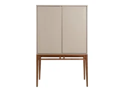 Aparador alto madera beige y nogal 3073 ANGEL CERDA