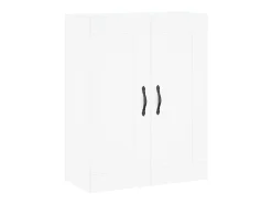 Aparador alto madera contrachapada blanco 69,5x34x180 cm ES64185