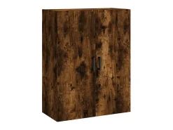Aparador alto madera contrachapada roble ahumado 69,5x34x180 cm ES35511