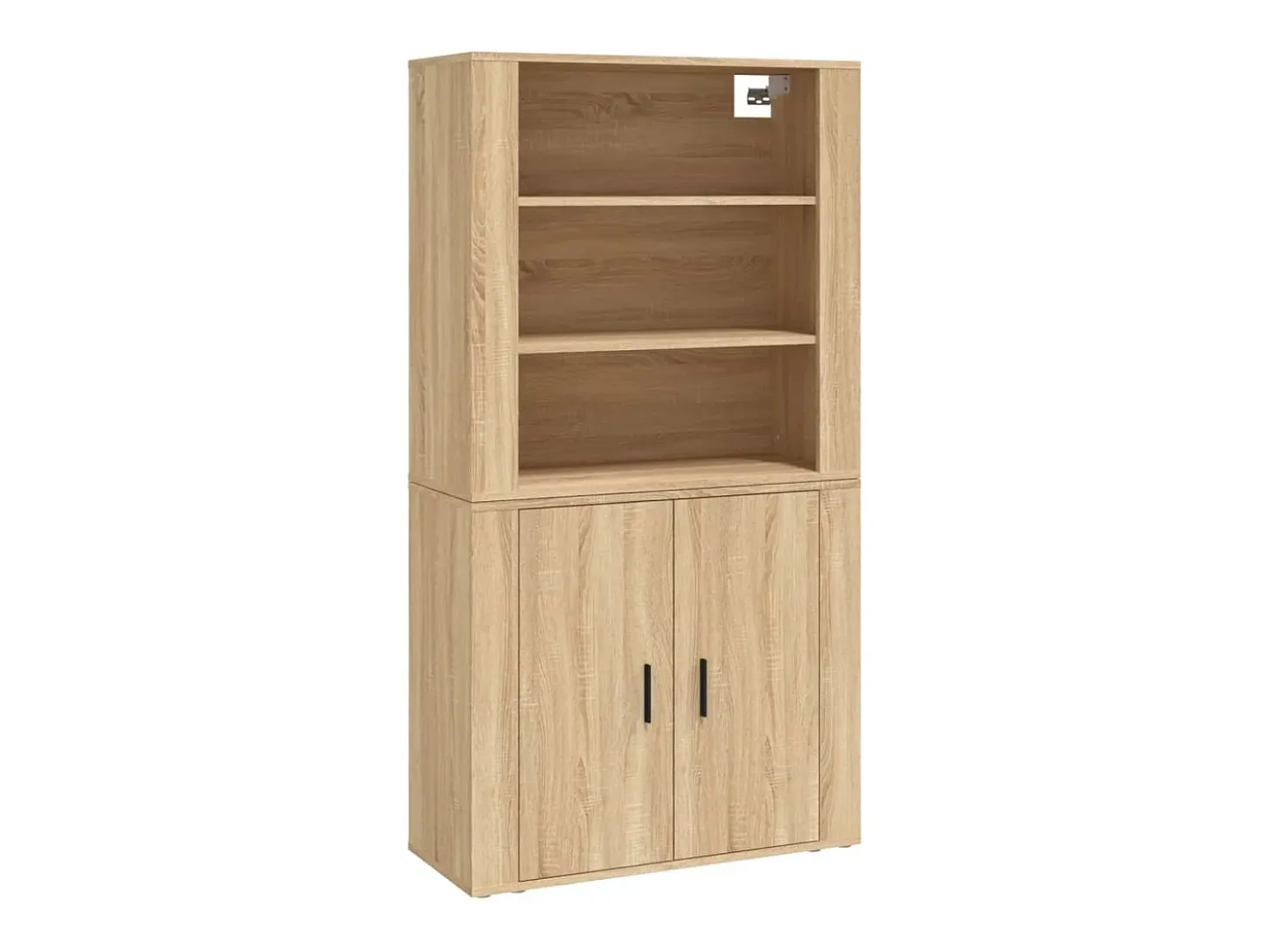Aparador alto madera contrachapada color roble