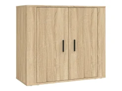 Aparador alto madera contrachapada color roble