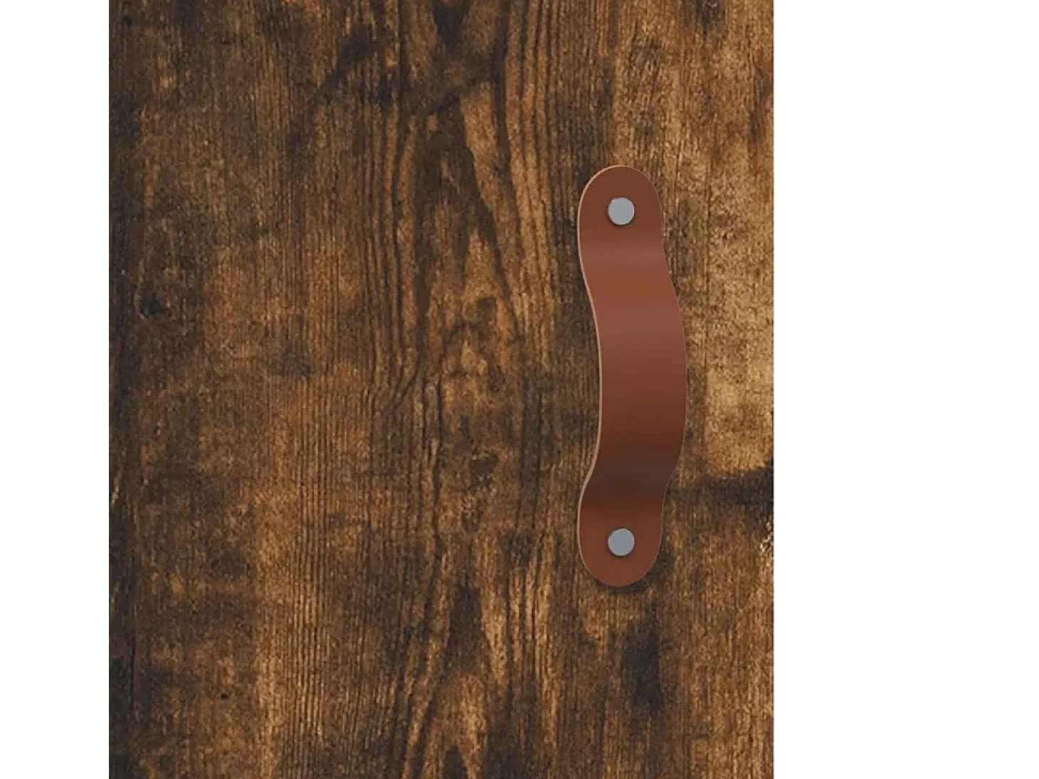 Aparador alto madera contrachapada roble ahumado 69,5x34x180 cm