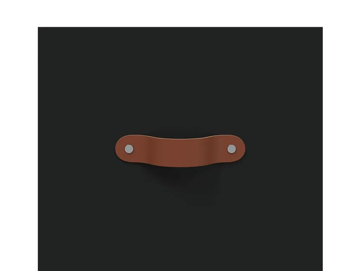 Aparador alto madera contrachapada negro 69,5x34x180 cm