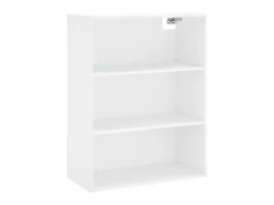 Aparador alto madera contrachapada blanco 69,5x34x180 cm ES96389