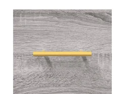 Aparador alto madera contrachapada gris Sonoma 34,5x34x180 cm
