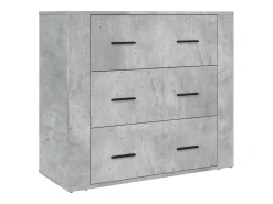 Aparador alto madera contrachapada gris hormigón