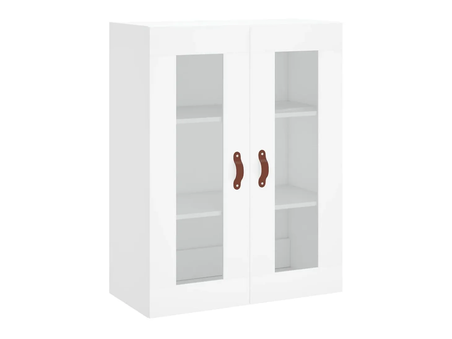 Aparador alto madera contrachapada blanco 69,5x34x180 cm ES17318