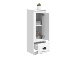Aparador alto madera contrachapada blanco 36x35,5x103,5 cm ES56962