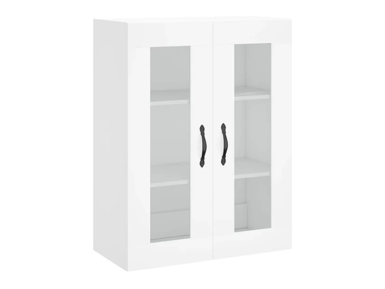 Aparador alto madera contrachapada blanco 69,5x34x180 cm ES71114