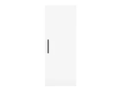 Aparador alto madera contrachapada blanco 34,5x34x180 cm