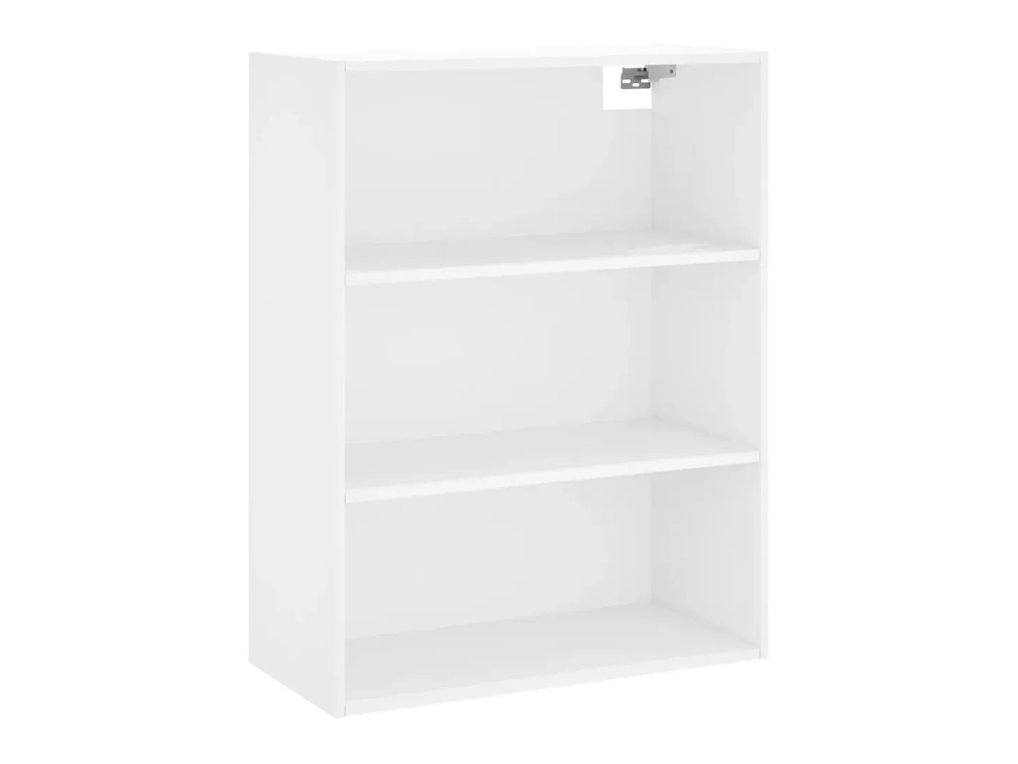 Aparador alto madera contrachapada blanco 69,5x34x180 cm ES46765